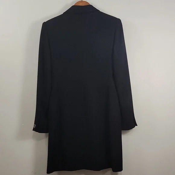 Vintage Women's Francesca Mammoliti Longline Black Blazer Jacket - Picture 3 of 14